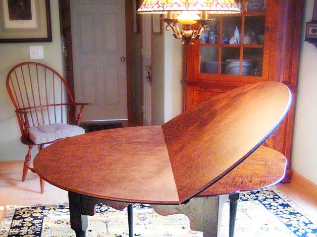 Photo: round table extender for card table