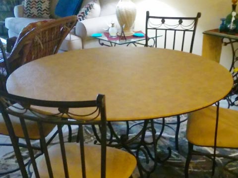 Round table extender pad